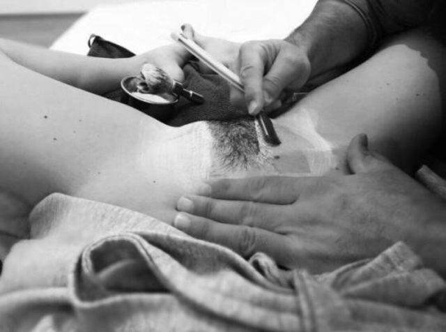Odile, shaved